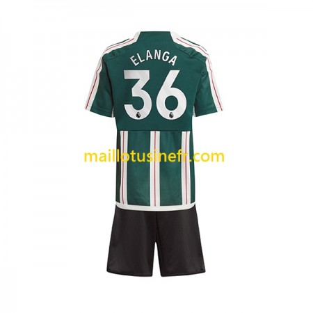Maillot de Foot Manchester United Anthony Elanga 36 Extérieur 2023-24 - Enfant Maillot de Foot Manchester United Anthony Elanga 36 Extérieur 2023-24 - Enfant